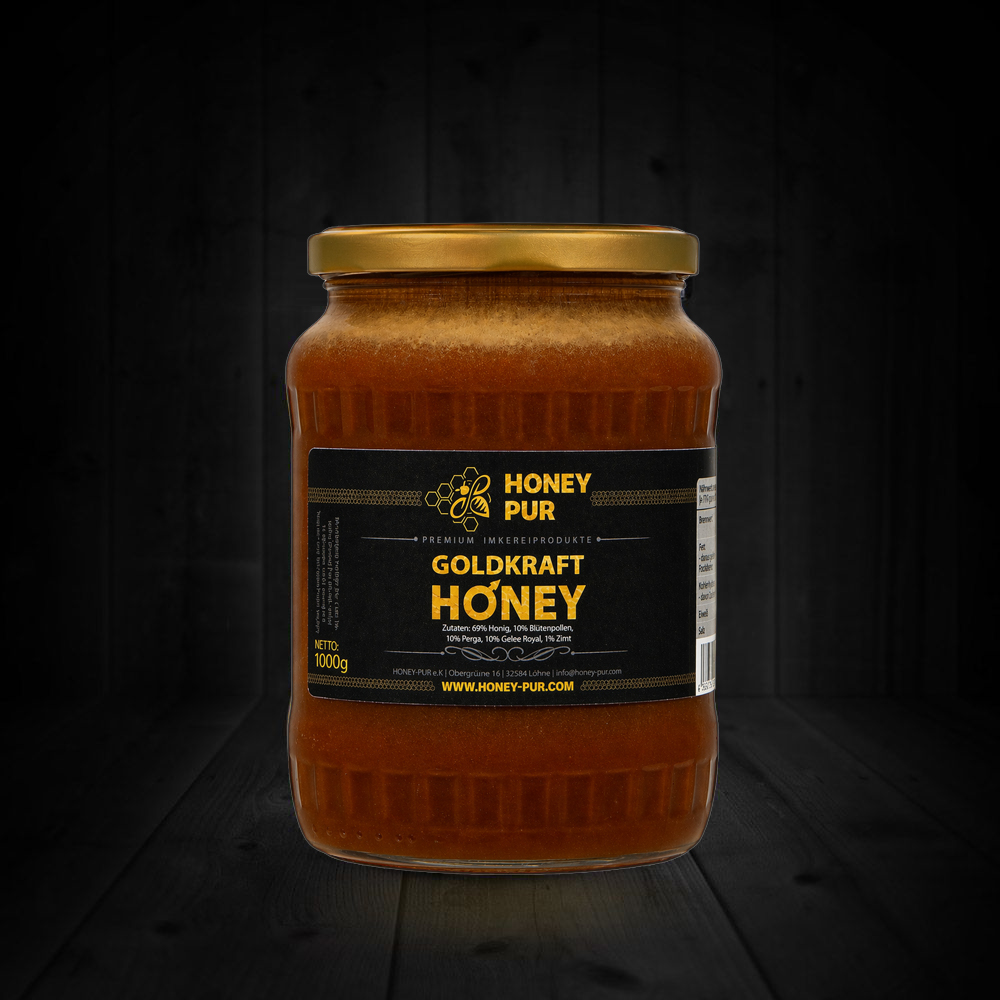 Goldkraft Honey – ausgewählte Zutaten, harmonisch abgestimmte Rezeptur und ein unverwechselbarer Charakter. Natürlich. Markant. Besonders.