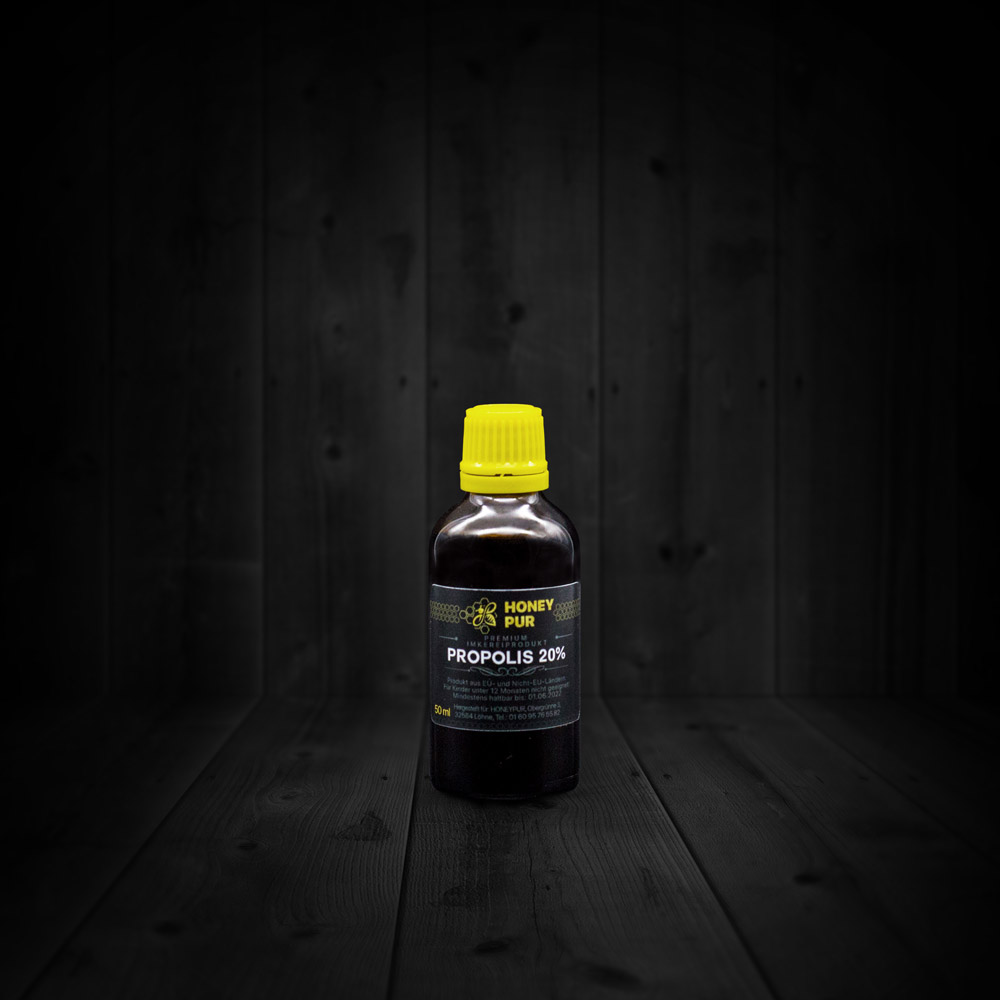 Propolis Tinktur 50 ml mit 20 % Propolis Tropfen Naturbelassen und ohne Zusätze