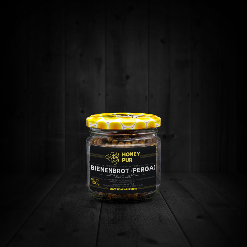 Bienenbrot Perga reich an Vitamine und Aminosäure roh fermentierte Blütenpollen