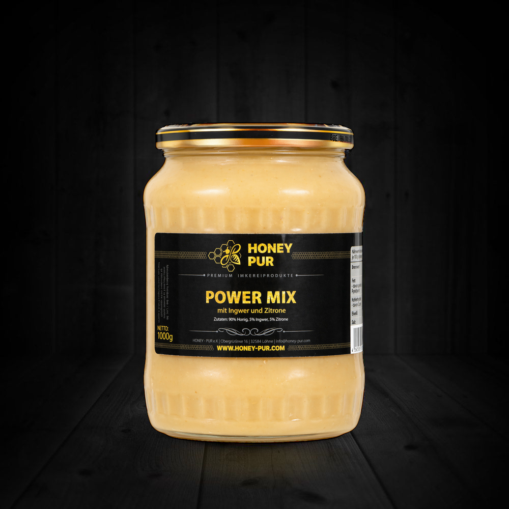 Power Mix - Honig mit Ingwer & Zitrone