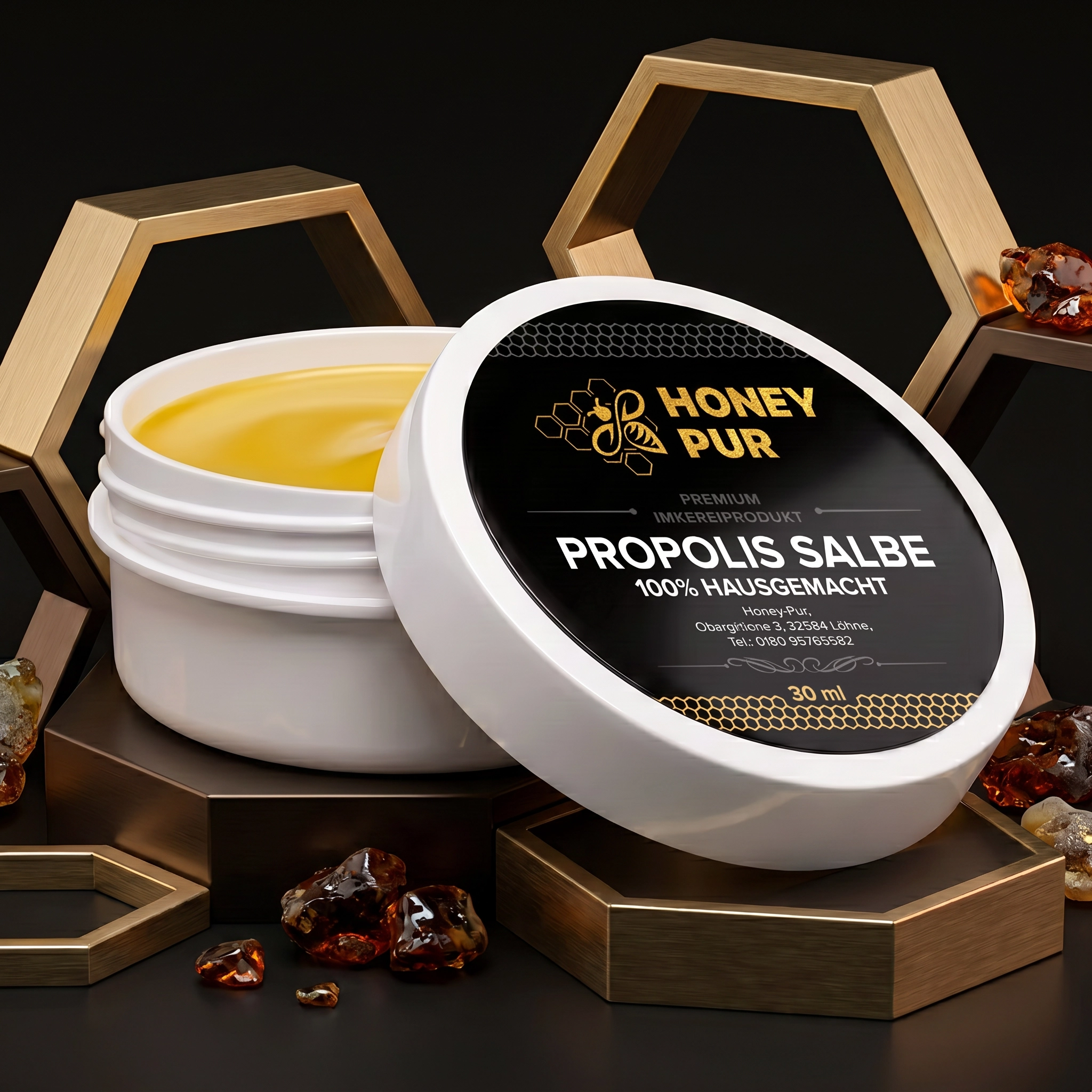 Echte Propolis Salbe entzündungshemmend Naturbelassen und ohne Zusätze
